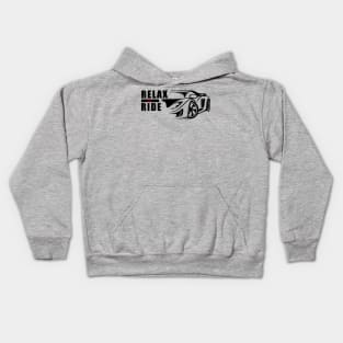 Relax And Ride - Sports Car Kids Hoodie